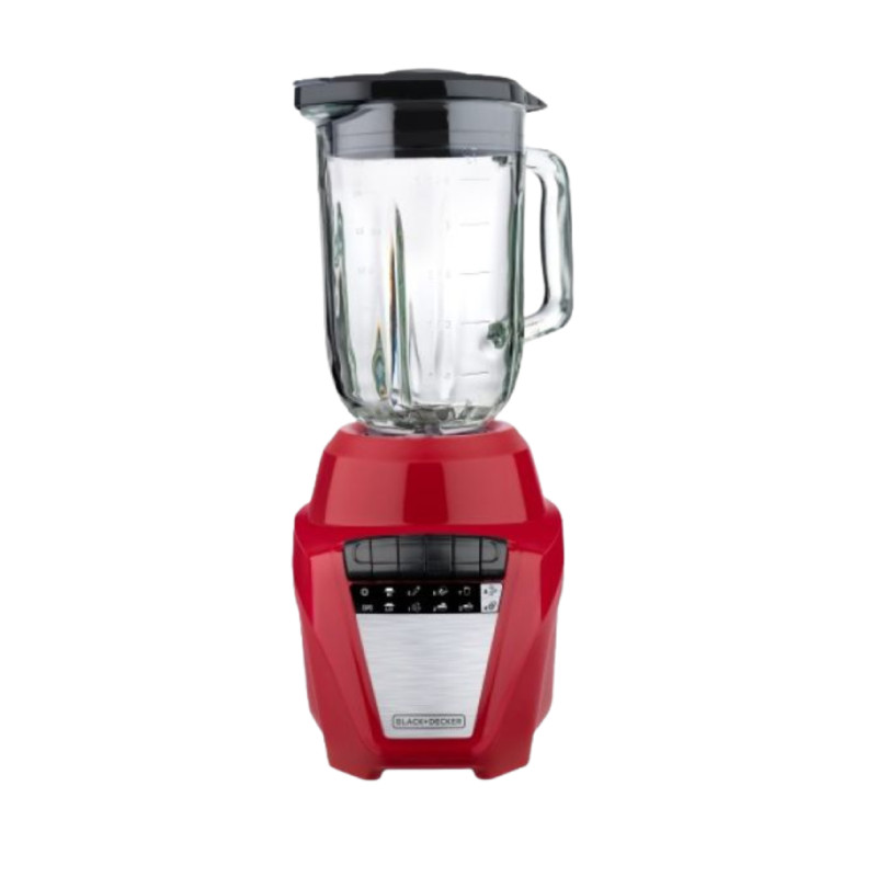 LICUADORA B+D ICE CRUSH ROJA BL0876-1RDCL JARRA DE VIDRIO 1.25 LTS 8