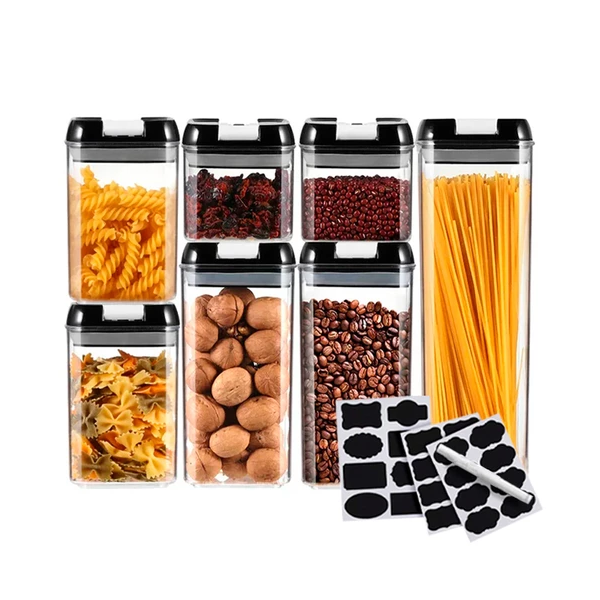 set-de-recipientes-7-pcs-croix-negro